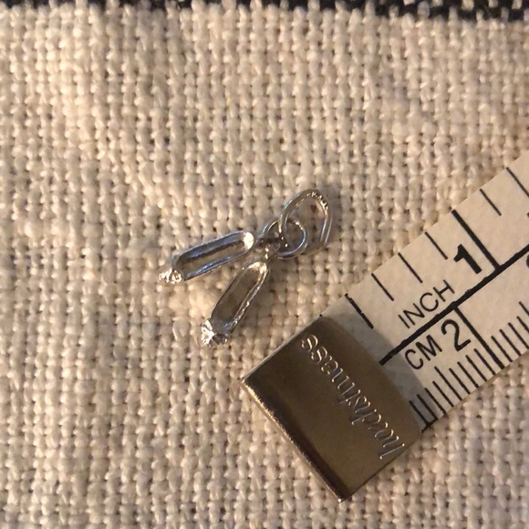 Vtg Ballet Slippers Sterling Silver Charm - Picture 3 of 10